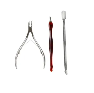 5 x 3 Piece Manicure Set Cuticle Cutter Nail Trimmer Nipper Pedicure Pack