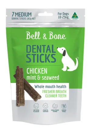 Bell & Bone Dental Sticks - Chicken, Mint & Seaweed