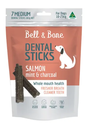 Bell & Bone Dental Sticks - Salmon Mint & Charcoal