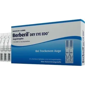 BERBERIL Dry Eye EDO hypromellose eye drops 10X0.6 ml