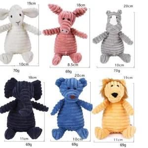 Bite-Resistant Squeaky Plush Dog Toys