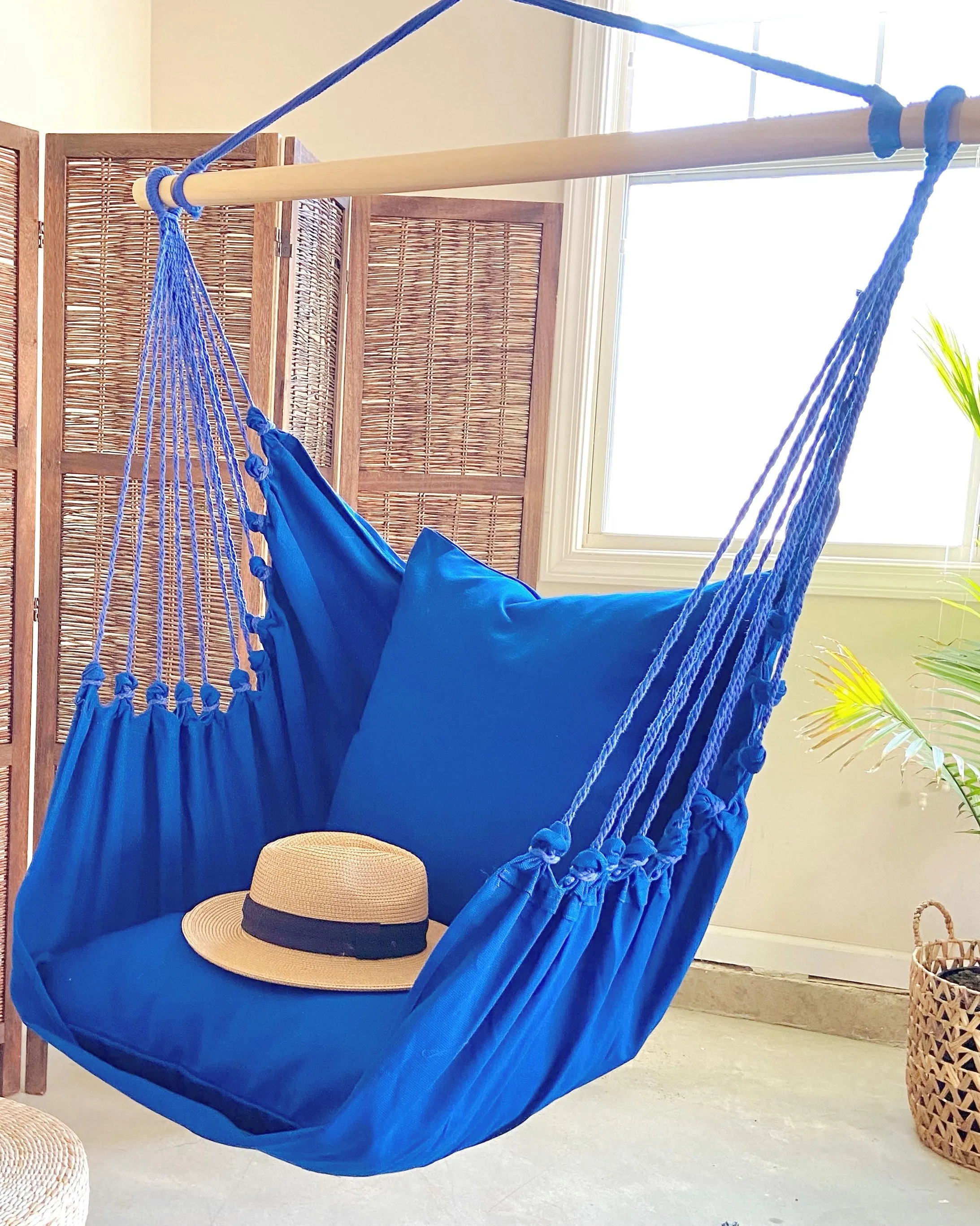 Blue Hanging Chair Hammock | CLASSIC BLUE