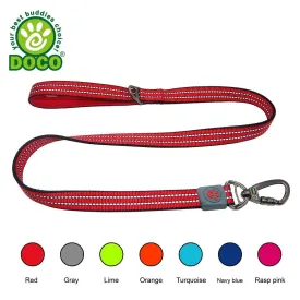 DOCO® VARIO Nylon Dog Leash with Reflective Thread 6ft