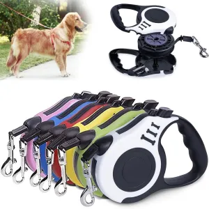 Durable Retractable Dog Leash 3m & 5m