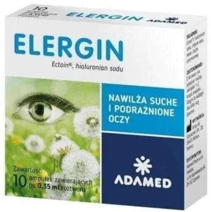 Elergin eye drops x 10 ampoules