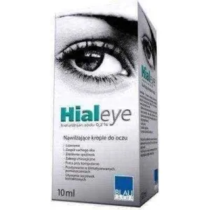 HIALEYE 0.2% eye drops 10ml, eye drops for dry eyes