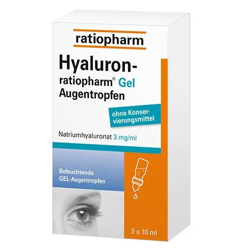 HYALURON-RATIOPHARM Gel eye drops