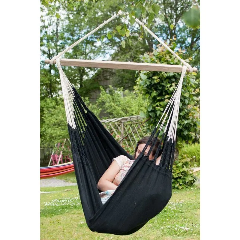 Knit Hanging Chair - Black