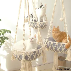 Macrame Cat Hammock