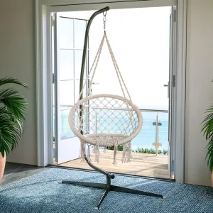 Macrame Hammock Swing Chair