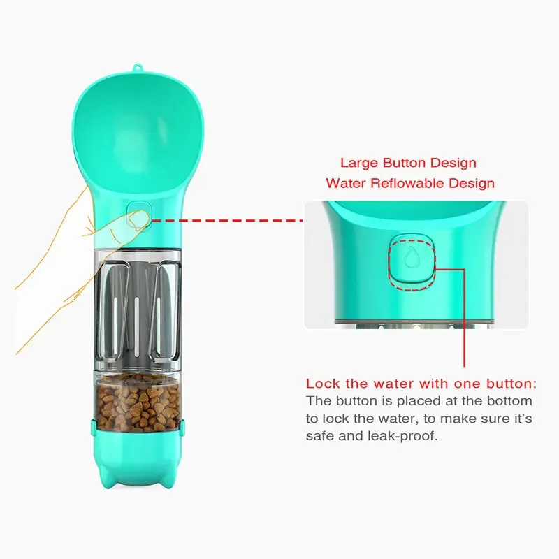 Multifunction Water Food Pet Bottle