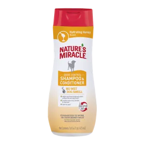 Nature's Miracle Odor Control Shampoo & Conditioner Hydrating Honey Scent