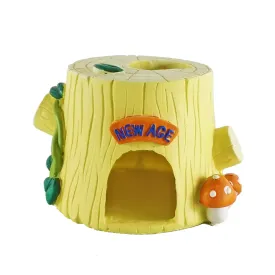 OMEM Reptile House Cute Hamster hideouts Nest Accessories Mushroom Cottage Stump Cave Turtle Shelter Habitat Decor