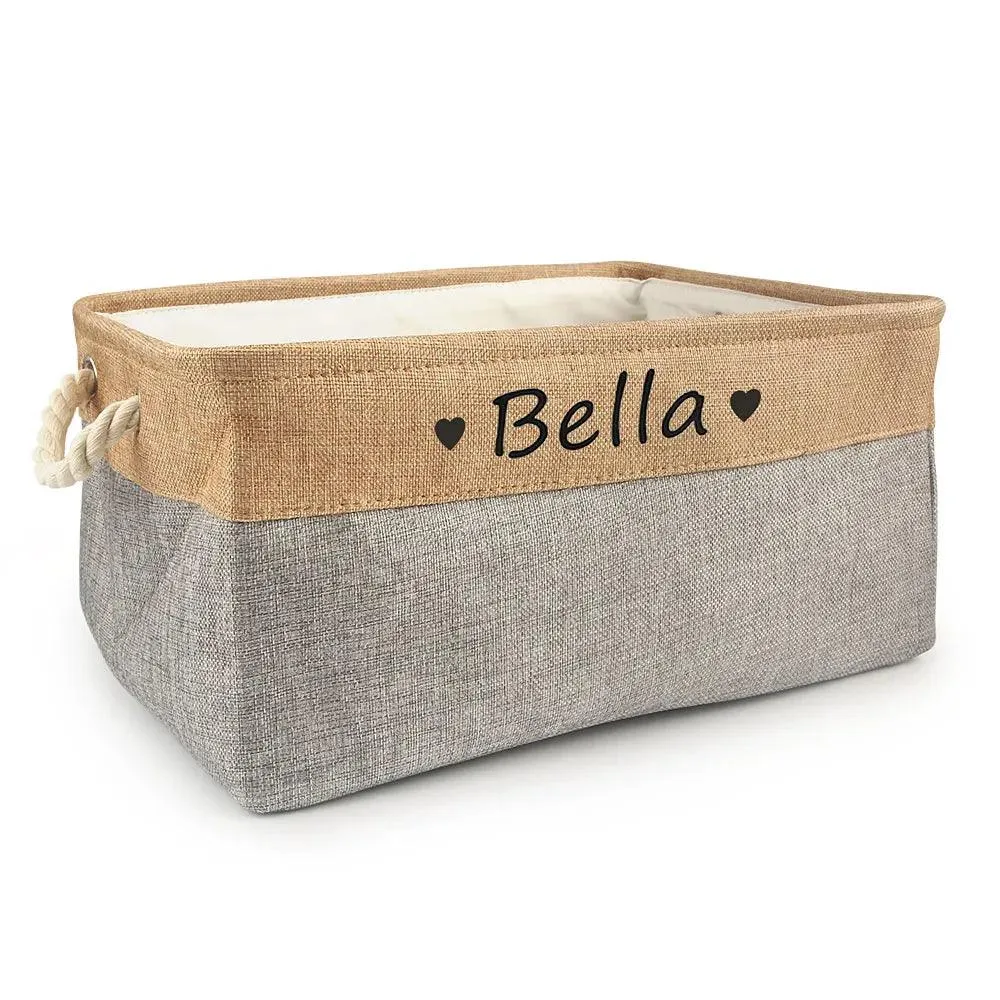 Personalized Pet Toy Basket