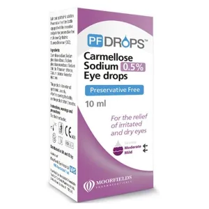 PF Drops Carmellose Sodium 0.5% Preservative Free Eye Drops - 10ml