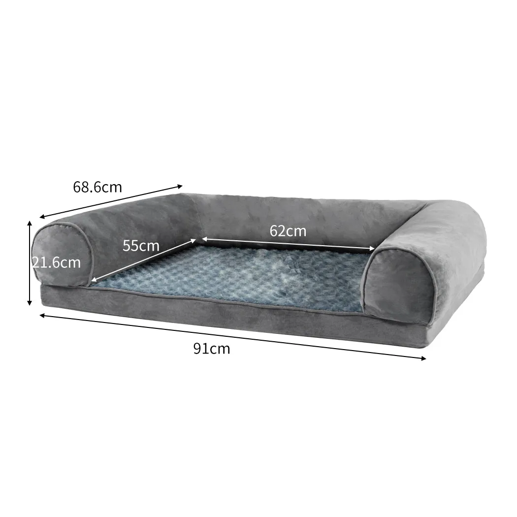 Replacement Pet Bed Cover Soft Warm Plush Velvet L