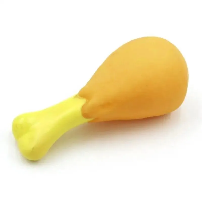 Rubber Chicken Leg Squeaky Pet Toy