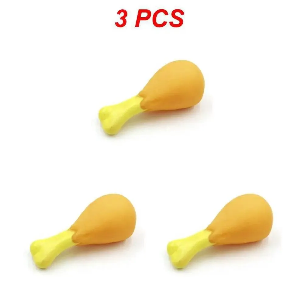 Rubber Chicken Leg Squeaky Pet Toy