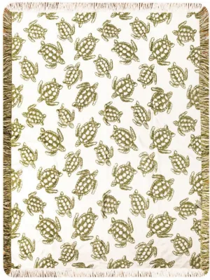 Sea Turtle Rayon Throw