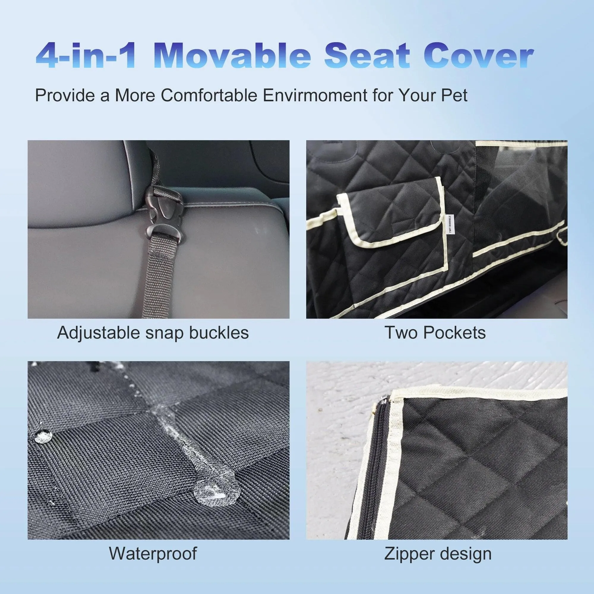 Waterproof Car Pet Seat Cover