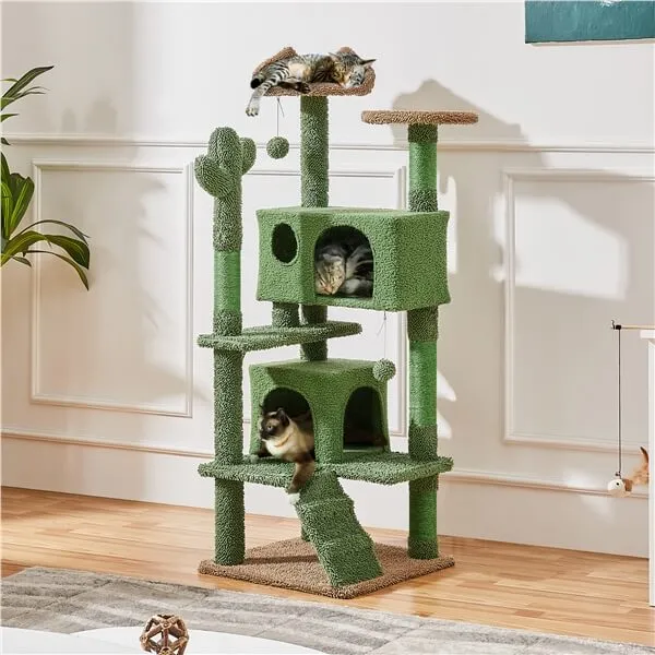 Yaheetech 54.5″ H Cactus Cat Tree