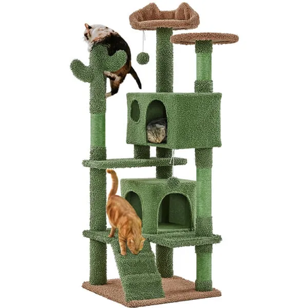 Yaheetech 54.5″ H Cactus Cat Tree