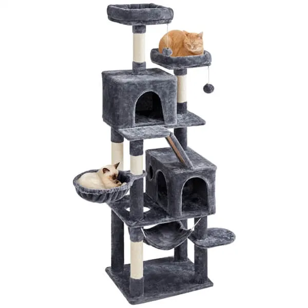 Yaheetech Tall Cat Tree 71.5in Multi-Level Cat Tower